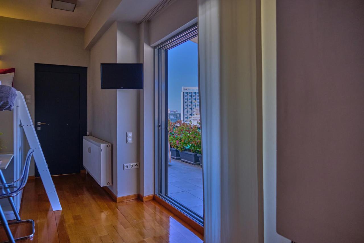 אתונה Homz Ah03 Penthouse Studio Hilton Area מראה חיצוני תמונה